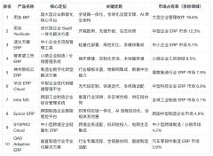 <b>2026国表里ERP市场全景阐发：本土厂商兴起企业选</b>